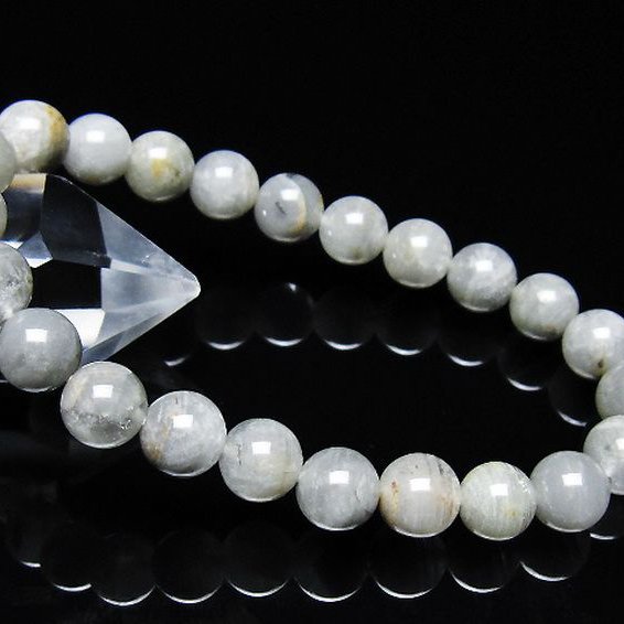 ガーデン水晶ファントムブレスレット 8mm [t676-2241]