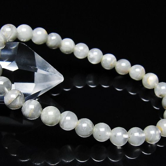 ガーデン水晶ファントムブレスレット 6mm [t676-2266]