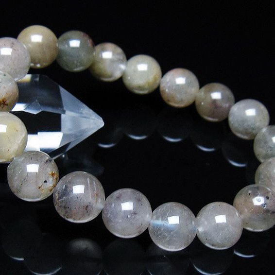 キャッツアイプラチナルチルブレスレット 11mm [T684-3538]