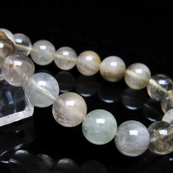 キャッツアイプラチナルチルブレスレット 11mm [t684-3574]