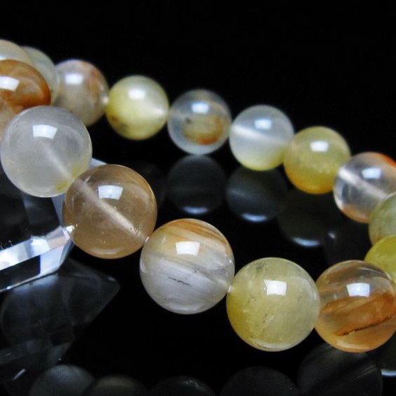 キャッツアイプラチナルチルブレスレット 13mm [t684-3595]