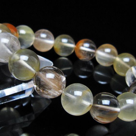 キャッツアイプラチナルチルブレスレット 13mm [t684-3629]