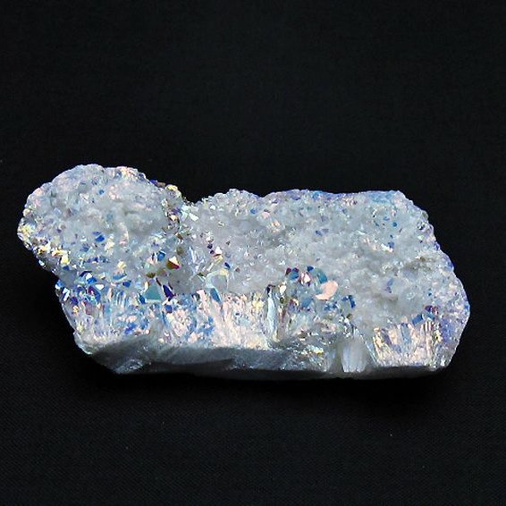 レインボーオーラ水晶クラスター[T693-4575]