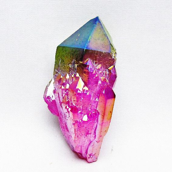 オーラ水晶 オーラクリスタル カテドラルライブラリー 原石(レインボー)[T693-4833]