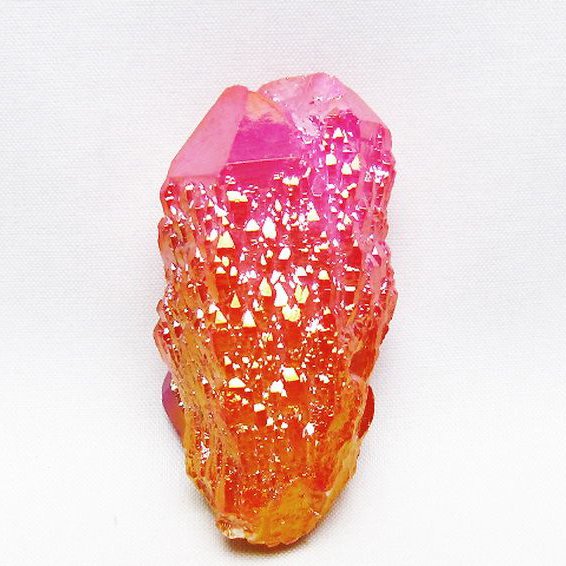 オーラ水晶 オーラクリスタル カテドラルライブラリー 原石(レインボー)[T693-4850]