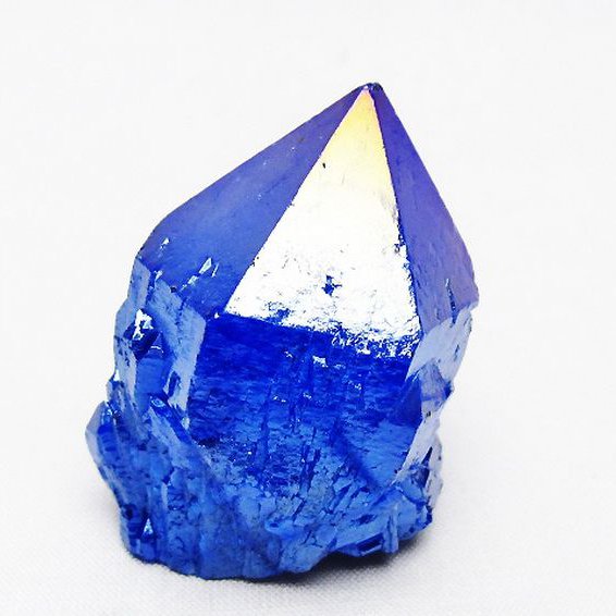 オーラ水晶 オーラクリスタル カテドラルライブラリー 原石 (ブルー)[T693-4867]