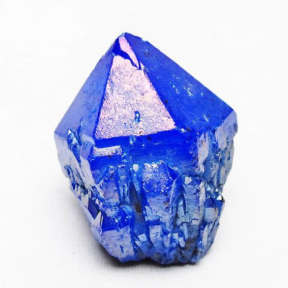 オーラ水晶 オーラクリスタル カテドラルライブラリー 原石 (ブルー)[T693-4889]