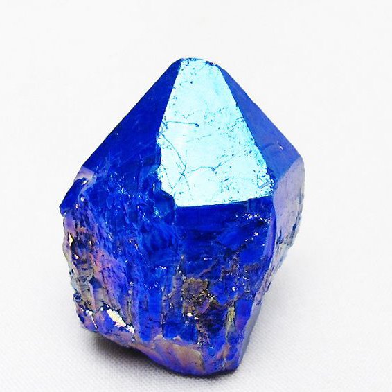 オーラ水晶 オーラクリスタル カテドラルライブラリー 原石 (ブルー)[T693-4894]