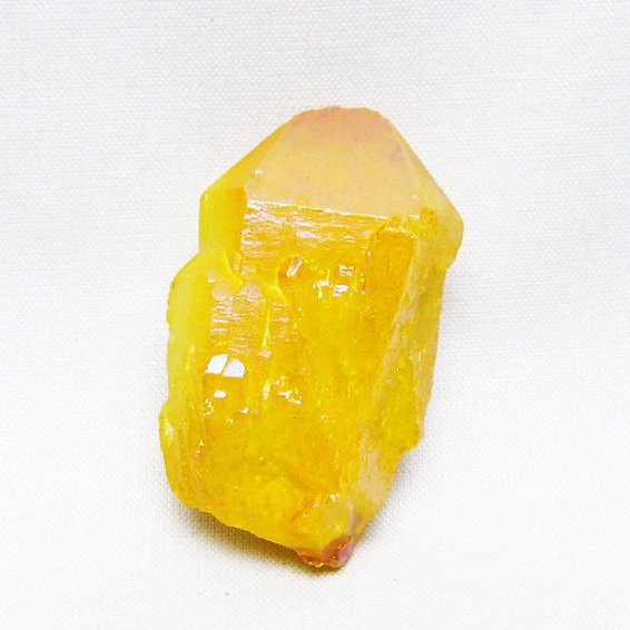 オーラ水晶 オーラクリスタル カテドラルライブラリー 原石 (イエロー)[T693-4997]