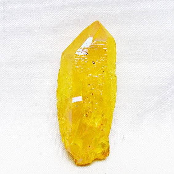 オーラ水晶 オーラクリスタル カテドラルライブラリー 原石 (イエロー)[T693-5004]