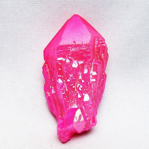 オーラ水晶 オーラクリスタル カテドラルライブラリー 原石 (ローズ)[T693-5030]