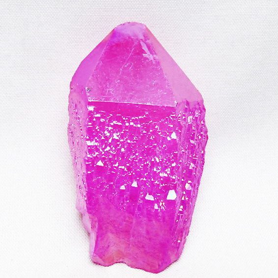 オーラ水晶 オーラクリスタル カテドラルライブラリー 原石 (ローズ)[T693-5047]