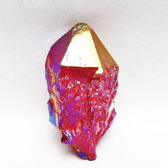 オーラ水晶 オーラクリスタル カテドラルライブラリー 原石(レインボー)[T693-5113]