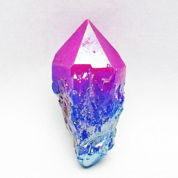 オーラ水晶 オーラクリスタル カテドラルライブラリー 原石(レインボー)[T693-5115]