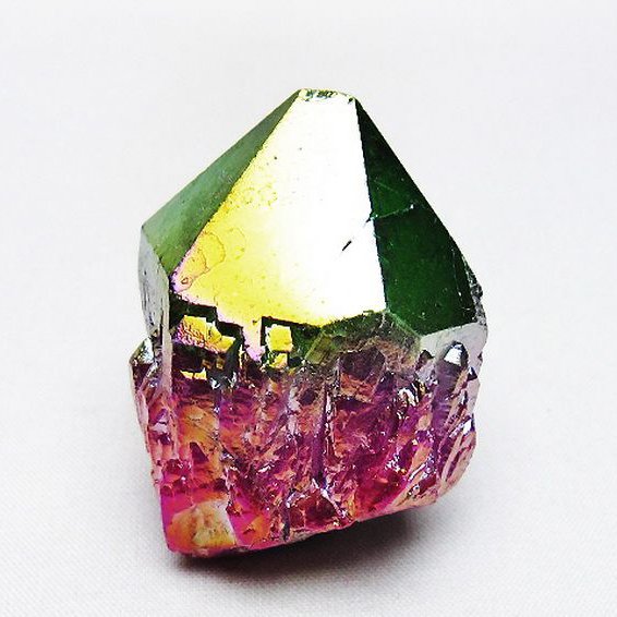 オーラ水晶 オーラクリスタル カテドラルライブラリー 原石(レインボー)[T693-5119]