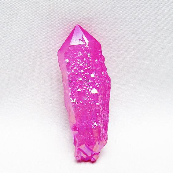 オーラ水晶 オーラクリスタル カテドラルライブラリー 原石 (ローズ)[T693-5150]