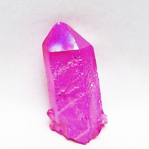 オーラ水晶 オーラクリスタル カテドラルライブラリー 原石 (ローズ)[T693-5156]