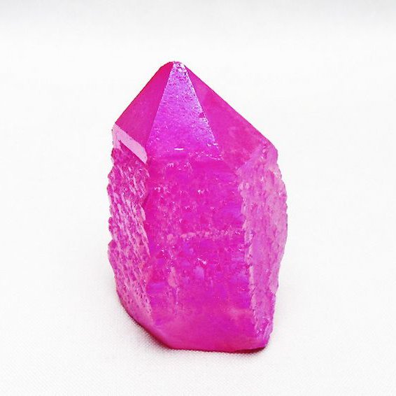 オーラ水晶 オーラクリスタル カテドラルライブラリー 原石 (ローズ)[T693-5159]