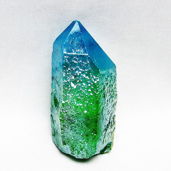 オーラ水晶 オーラクリスタル カテドラルライブラリー 原石 (グリーン)[T693-5280]