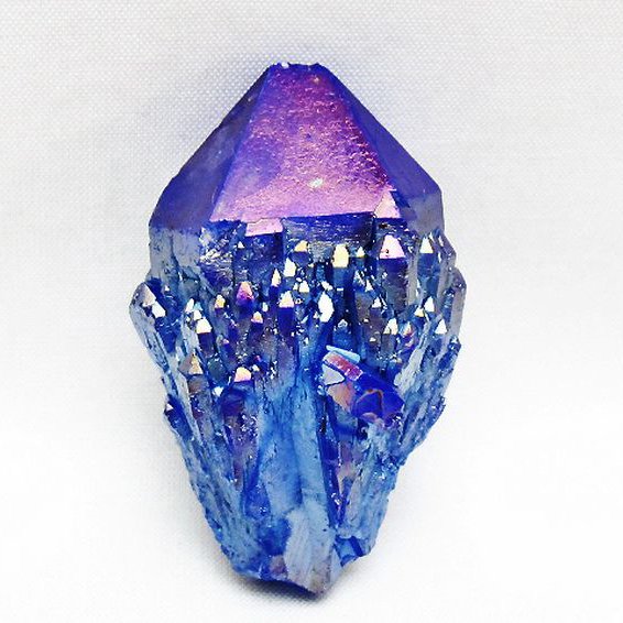 オーラ水晶 オーラクリスタル カテドラルライブラリー 原石 (ブルー)[T693-5357]