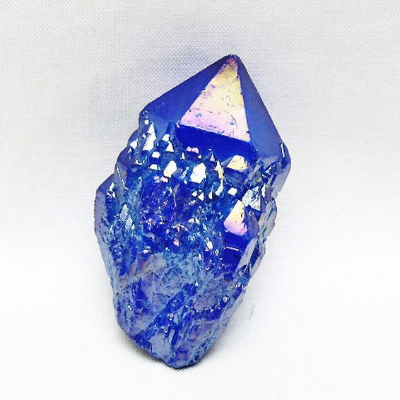 オーラ水晶 オーラクリスタル カテドラルライブラリー 原石 (ブルー)[T693-5360]