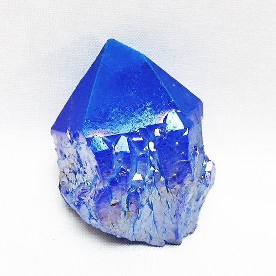 オーラ水晶 オーラクリスタル カテドラルライブラリー 原石 (ブルー)[T693-5364]