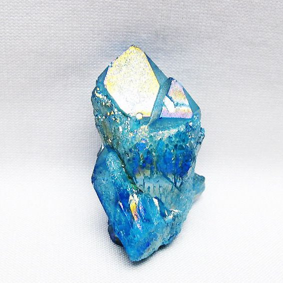 オーラ水晶 オーラクリスタル カテドラルライブラリー 原石 (アクア) [t693-5744]