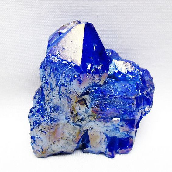 オーラ水晶 オーラクリスタル カテドラルライブラリー クラスター (ブルー) [t693-5850]