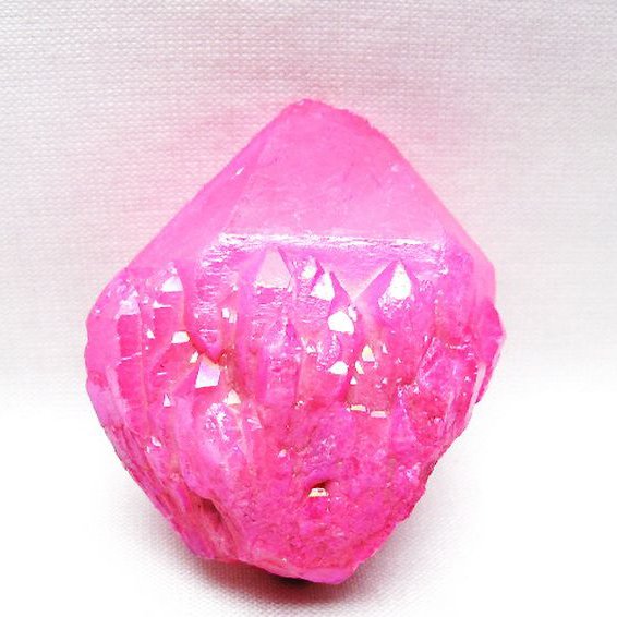 オーラ水晶 オーラクリスタル カテドラルライブラリー 原石 (ローズ) [t693-5951]