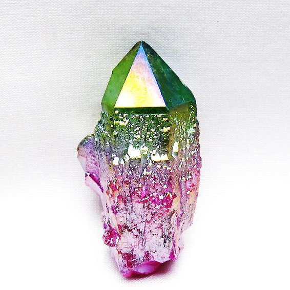 オーラ水晶 オーラクリスタル カテドラルライブラリー 原石(レインボー) [t693-5997]