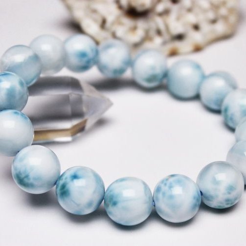 ラリマーブレスレット 12mm [T7-18003]