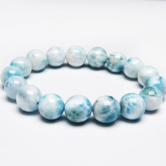 パワーストーン 天然石 ラリマーブレスレット 12mm [T7-21157]