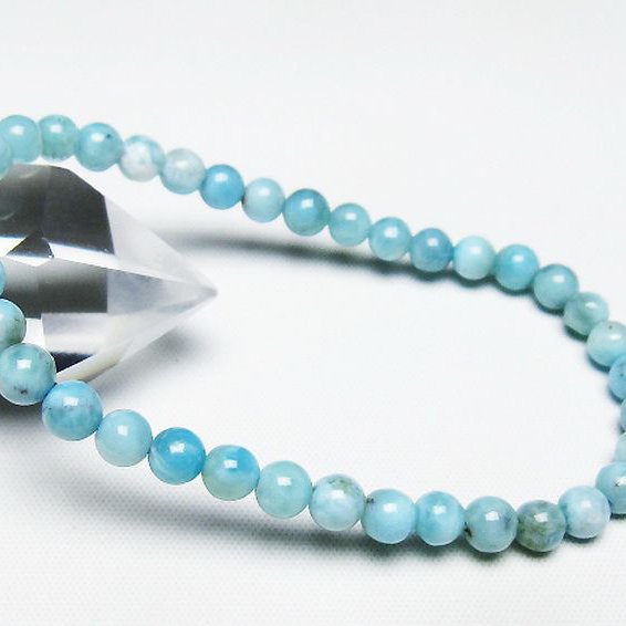 ラリマーブレスレット 5mm [T7-21924]