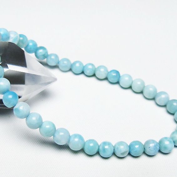 ラリマーブレスレット 5mm [T7-21983]