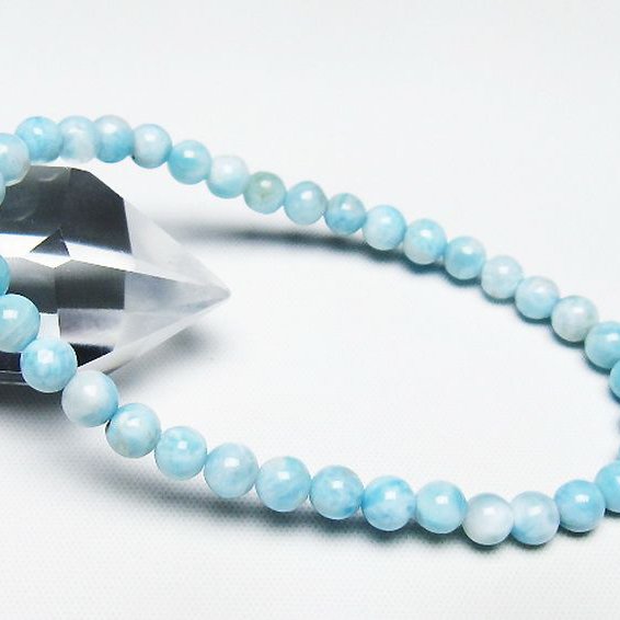ラリマーブレスレット 5mm [T7-22058]