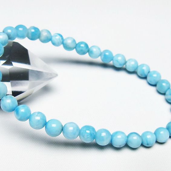 ラリマーブレスレット 6mm [T7-22070]
