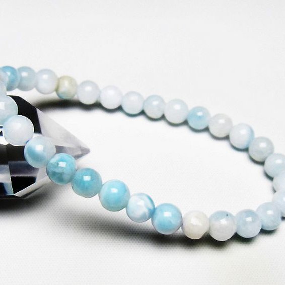 ラリマーブレスレット 6mm [T7-22176]