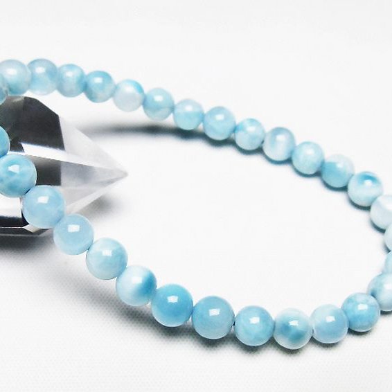 ラリマーブレスレット 6mm [T7-22277]
