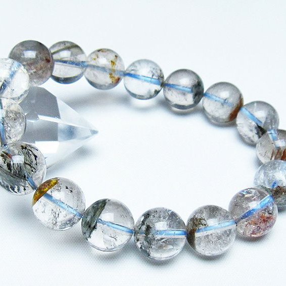 トルマリンルチルブレスレット 13mm [T702-6712]