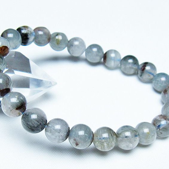 トルマリンルチルブレスレット 6mm [T702-6741]