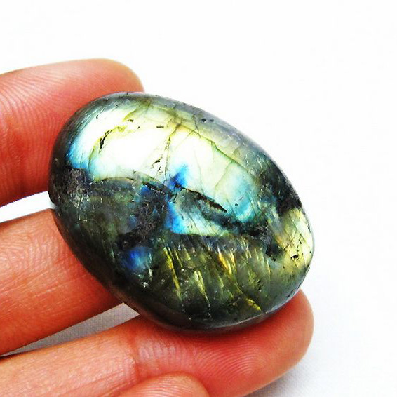 パワーストーン 天然石 ラブラドライト原石[T703-4005]