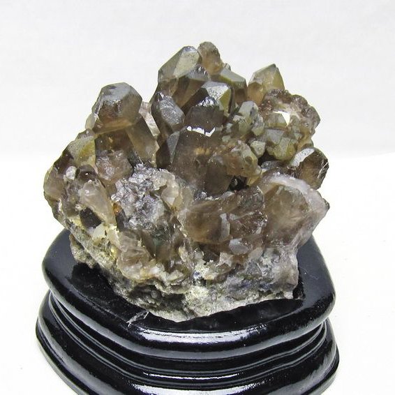 ライトニング水晶クラスター [t704-1337]