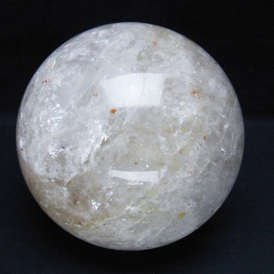 2.1Kgヒマラヤ水晶丸玉 114mm [T718-3037]