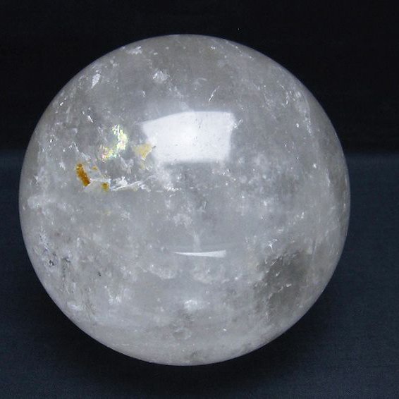 2Kgヒマラヤ水晶丸玉 117mm [T718-3105]