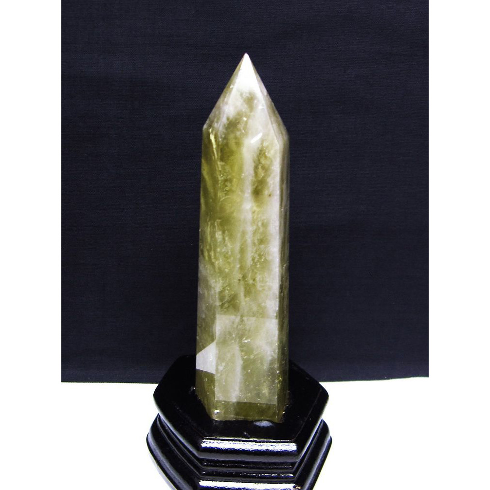 シトリン水晶六角柱[T719-3834]