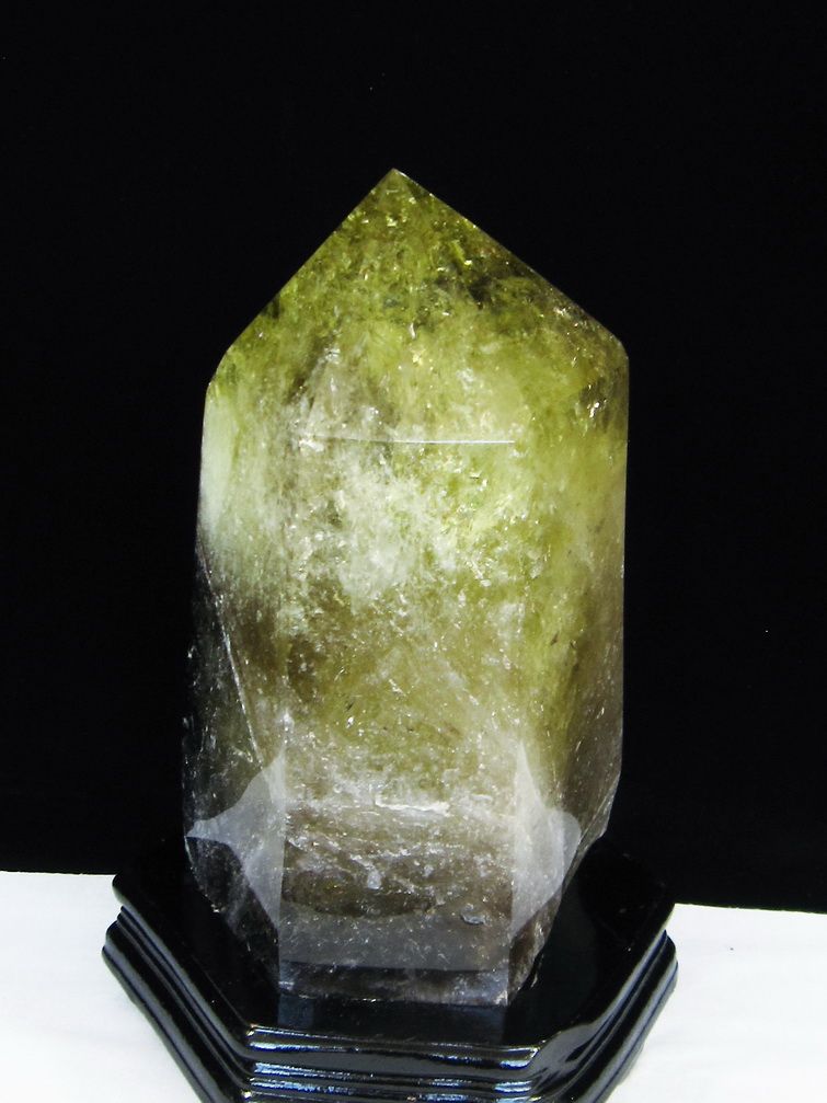 6.5Kg虹入りシトリン水晶六角柱[T719-4294]