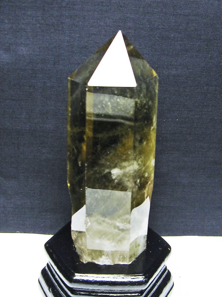 シトリン水晶六角柱[T719-4347]