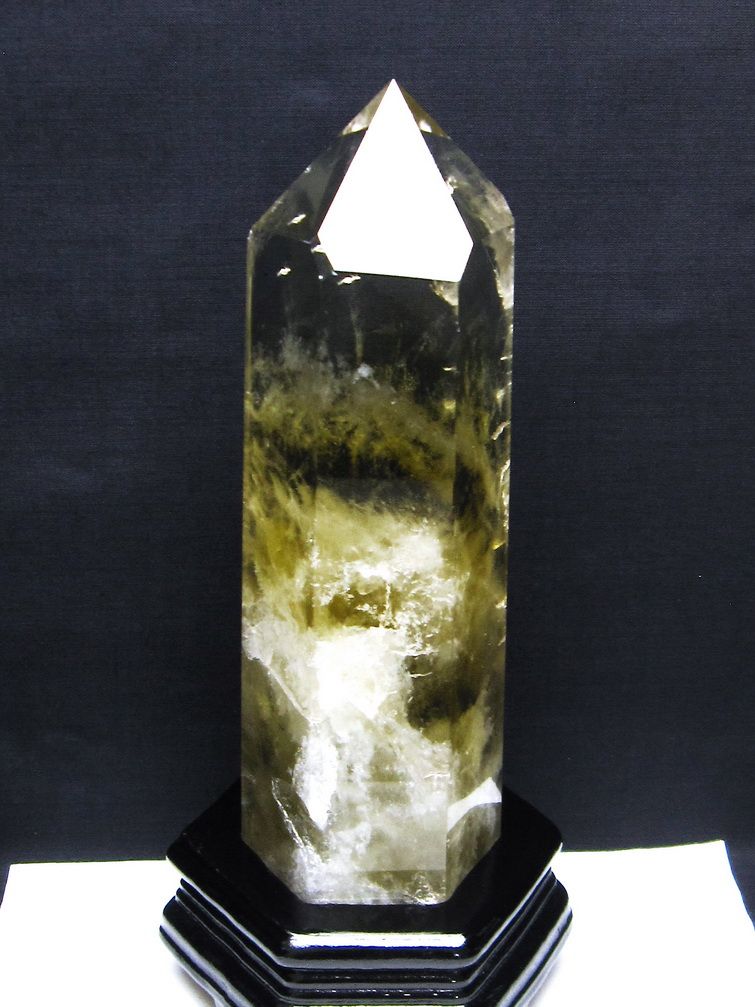 1.6Kgシトリン水晶六角柱[T719-4404]