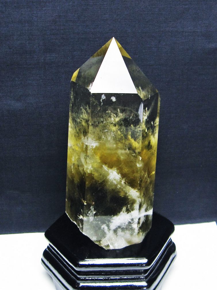 1.1Kgシトリン水晶六角柱[T719-4412]