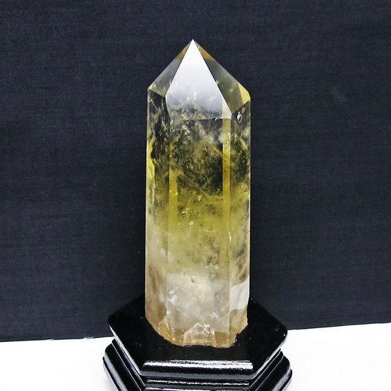 シトリン水晶六角柱[T719-4969]